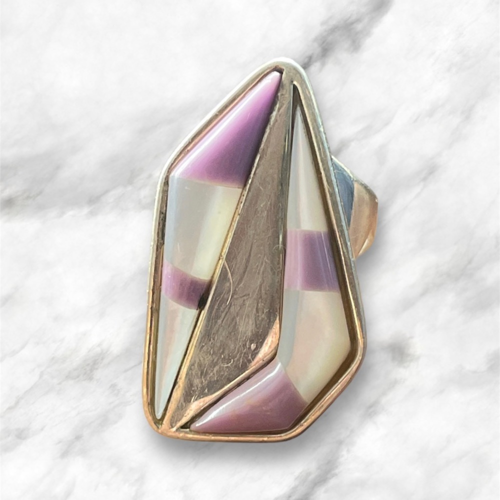 Jay King Phosphosiderite and Sterling Silver Ring - Picture 2 of 3